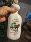 Cream Top Milk Club Bottle Saratoga N y  1997 Wooden Wagon With Horse 4 -colors