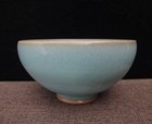 Fine Old Chinese  jun  Kiln Blue With Purple Red Glaze Porcelain Cup