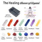 Set Of 14 Healing Crystal Natural Gemstone Reiki Chakra Collection Stone Kits