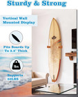 Surfboard Wall Mount   surf Board Wall Hangers Solid Beech Wood Surfboard Wall Rac