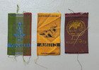 3 Antique Early 1900s Tobacco Cigarette Silks - Egyptienne Luxury - Turkey Red