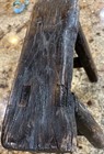 Antique Mortis Wood Stool Small Primitive Strong Sturdy Rare