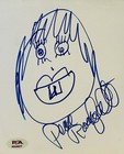 Rare Psa Dna Rosanna Arquette Signed Self Portrait Sketch Slabbed Autograph Auto