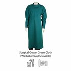 Surgical Gown Green Cloth Washable Autoclavable Lightweight Comfortable Gown