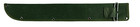 2 Pieces 19  Canvas Machete Sheath Cover Case Scabbard Belt Loop Olive Green