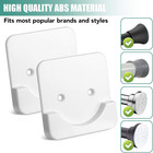 Shower Curtain Rod Holder For Wall Mount   Adhesive Shower Tension Rod Retainer