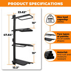 Split-type Saddle Rack 4 Tier Heavy Duty Wall Mounted Saddle Rack saddle Stand D