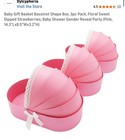 Baby Gift Basket Set     Pink Bassinet Box 3pc For Shower Or Gender Reveal