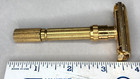 Gillette  1-9 Adjustable Razor Gold  Aristocrat  J 3  Slim Little Use Vtg