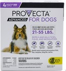 Provecta Advanced Flea Tick Large Dogs 21   55 Lbs 4-month Topical Application