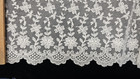 Vintage antique  White  English Embroidery Net  Cotton Leavers Lace  2 Yards