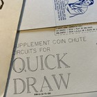Original Quick Draw Gottlieb  Pinball Arcade Game Manual