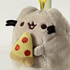 Pusheen Snackable Pizza Cat 5  Plush Stuffed Animal Toy Backpack Clip Charm Read