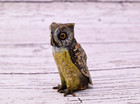 High Quality Antique Austrian Vienna Cold Painted Bronze Figure Of Owl