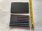 Thin Blue Line Usa American Flag Patch  Embroidered Swat  Police Hook And Loop