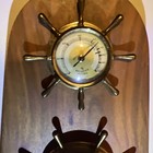Vintage West German Weather Thermometer Hygrometer Barometer Nautical Ship 15x7 