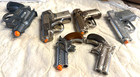Vintage Hubley Cap Gun Lot Colt 45  Dick Tracy  4 Cap Guns  2 Mini