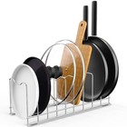 10 Tier Pot Lid Rack Organizer For Bakeware Pans Plates Cutting Boards