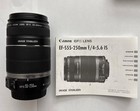 Canon Ef-s 55-250mm F 4-5 6 Is Telephoto Zoom Lens For Canon Rebel