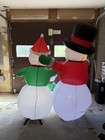 6ft Inflatable Christmas Snowman Family