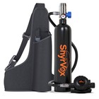 1l Portable Scuba Tank mini Lung Tank 3000 Psi Aluminum Diving Tank For Snorkel