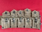 Ww2 Wwii Us Army M1 Garand 10 Pocket Ammo Ammunition Belt Cartridge Dated 1942