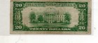 New York -  20 1929    National Currency Very Nice