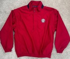 Vtg 87th Pga Baltusrol 2005 Golf Jacket vest Xl Red Ahead Pullover Zip Sleeves