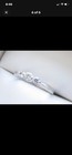 Michael Hill 10kt White Gold Trilogy Ring  Size K  Tdw 0 25