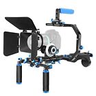  Shoulder Rig Kit For Dslr Cameras And Camcorders  Movie Video Film Black blue