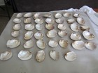 Mother Of Pearl Clam Shells Set Of 40 Fifty Year Old Stock For Making Jewelry