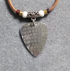 Handmade Tokio Hotel Aluminum Guitar Pick Necklace