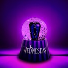 Wednesday Addams Mini Light-up Snow Globe   3 Inches Tall