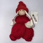 Vintage Swedish Tomte Gnome Figurine Handmade Wood Doll Scandinavian Decor 6   