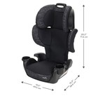 Evenflo Booster Car Seat Adjustment Back 7 Position 2 Mode For Kids 4 Year Up