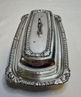 English Silver Mfg Corp Silver Plate Butter Dish