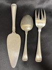 Antique 3 Pc  Gorham Sterling Silver Serving Set Old French Pattern 258g