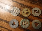 Lot Of 10 Assorted Transit Tokens   Circulated