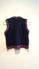 Vintage Tacky Kids School Sweater Vest - Heartworks - 2t medium - Black