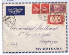 Algeria Railway Transit Air Mail Cover  tlemcen-oran  1939 Spahis Military Yv250
