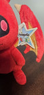 Neopets Red Shoyru Plush Dragon Stitched Eyes Stuffed Animal Wings Tags 2003