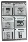Cuisinart Dcc-3000 Coffee On Demand Instruction Booklet