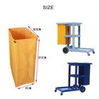 Replacement Janitorial Cart Bag-16 X 11 X 27inches  High Capacity Waterproof    