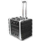 New Pa Dj 8ru Portable Equipment Rack Mount Storage Case on Wheels 19  Stage 8u 
