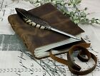 Genuine Leather Handmade Travel Book Writing Notebook Journal Diary Blank Pages