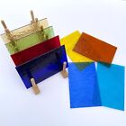 8 Sheets Transparent Stained Glass Sheets  4x6 Inch Mosaics Glass Pieces For    