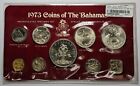 1973 Bahamas 9 Coin Silver Mint Set Unc