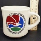  Vintage U s  Justice Department Dea Drug Enforcement Administraton Mug F23