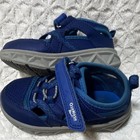 Oshkosh B gosh Boys Blue gray Mesh Low Top Sneakers Hook   Loop Us 8 Eu 24