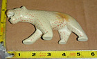 Vtg Carved Marble stone Leopard panther Statue figurine  5 l